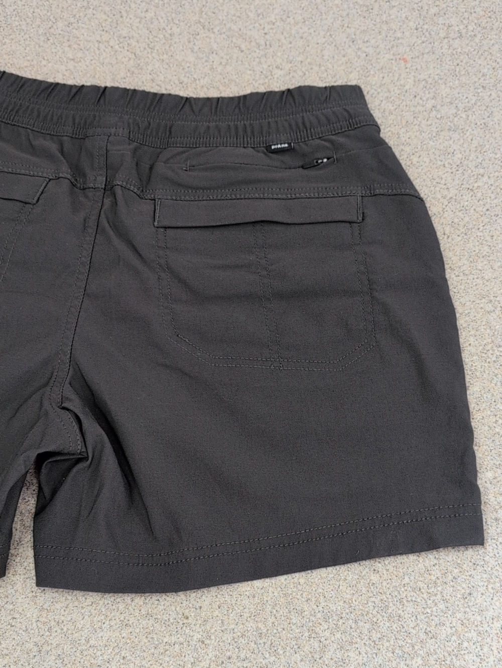 Prana Shorts, Elastic Waist, Pockets, 5 In Inseam Women's Size 12 - Picture 12 of 15